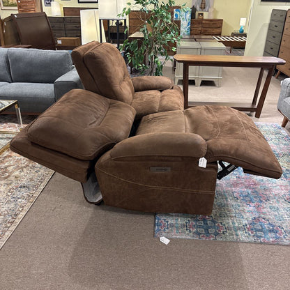 La-Z-Boy Suede Leather Power Recliner U SOFAS