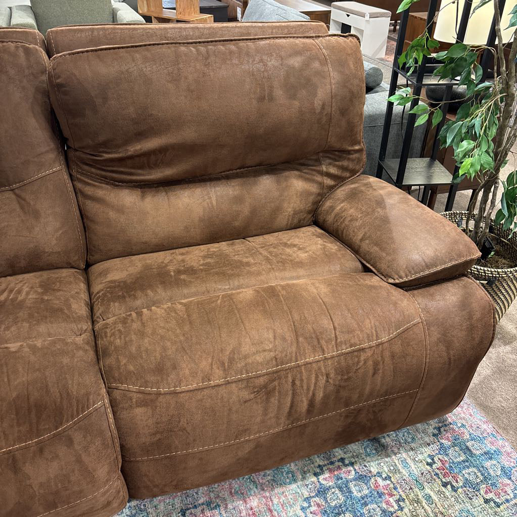 La-Z-Boy Suede Leather Power Recliner U SOFAS