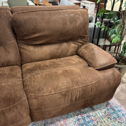 La-Z-Boy Suede Leather Power Recliner U SOFAS