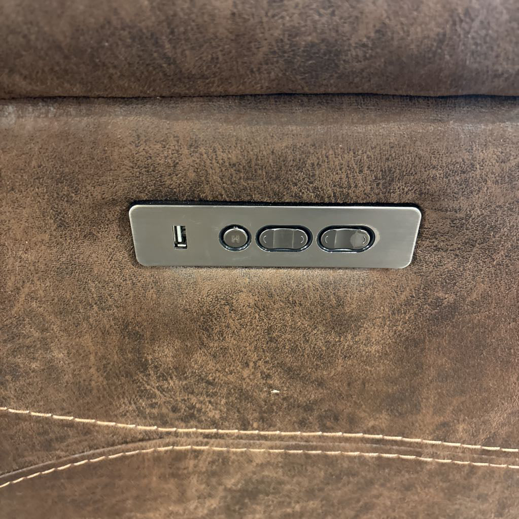 La-Z-Boy Suede Leather Power Recliner U SOFAS