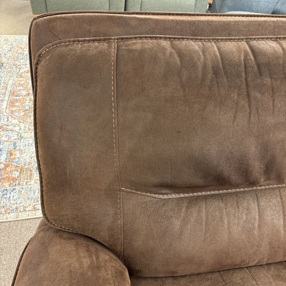 La-Z-Boy Suede Leather Power Recliner U SOFAS