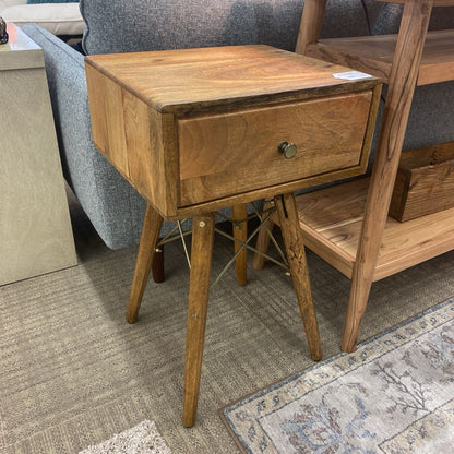 Rustic Hardwood Eifel Side Table