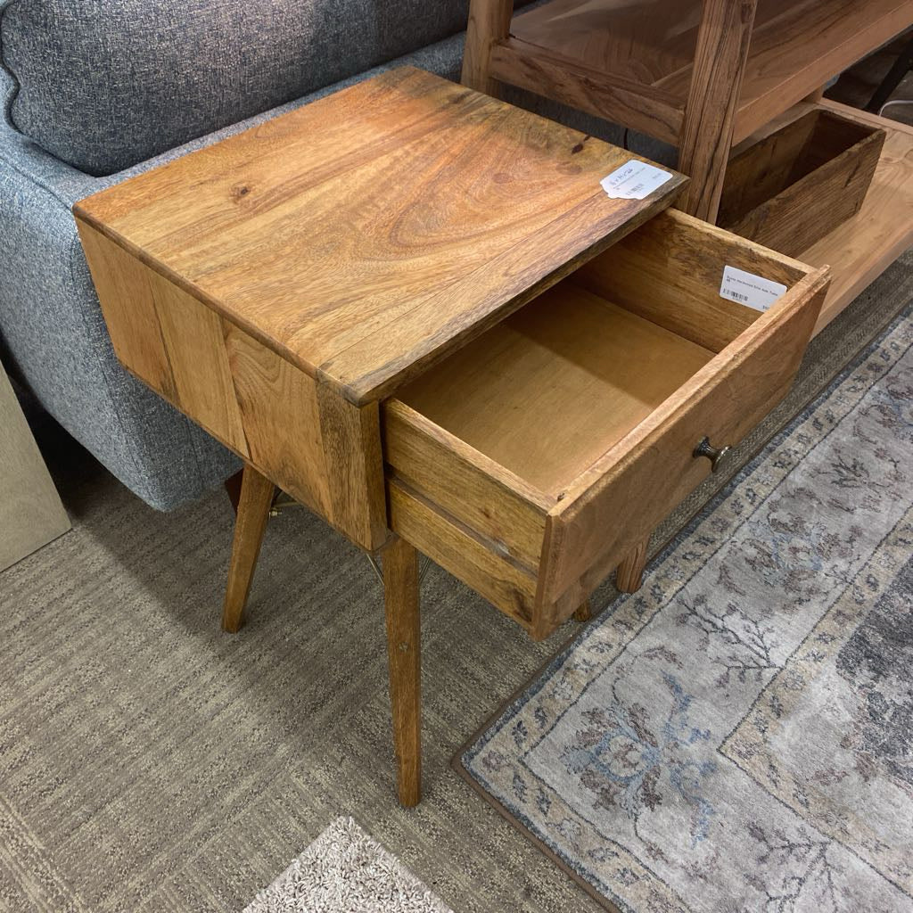 Rustic Hardwood Eifel Side Table