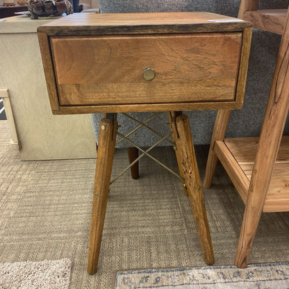 Rustic Hardwood Eifel Side Table