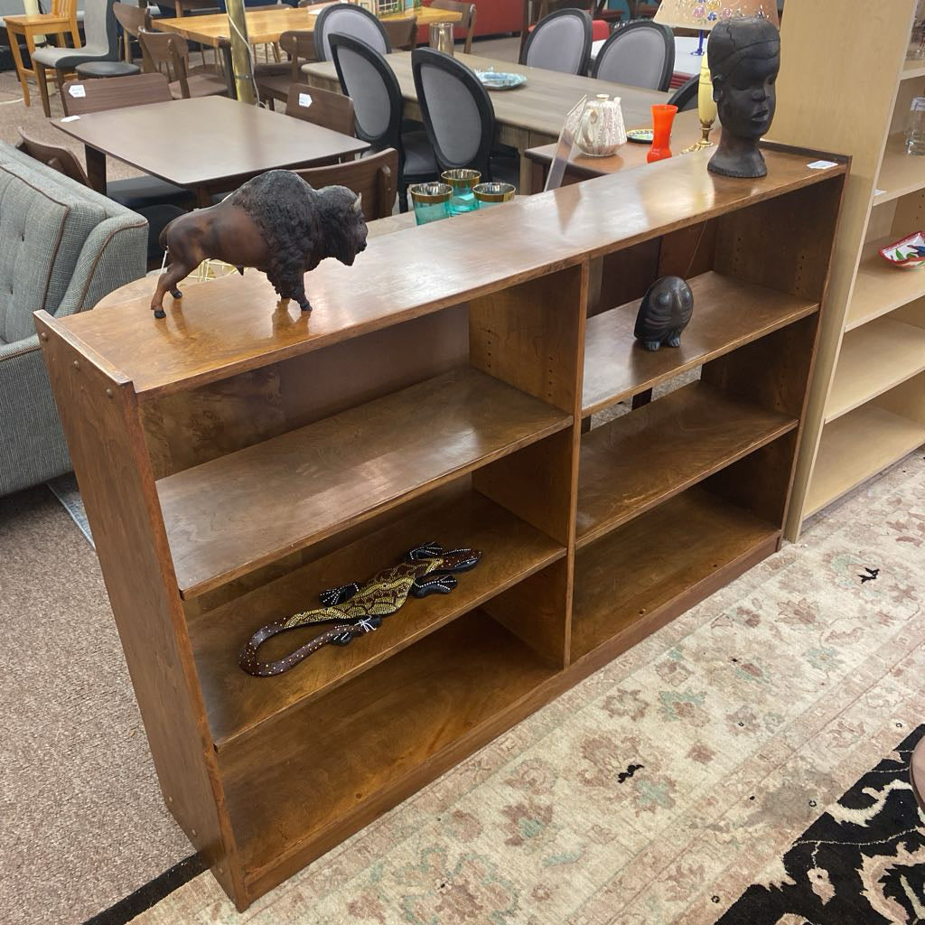 Low Double Bookcase Open Back