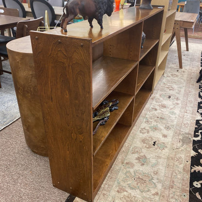 Low Double Bookcase Open Back