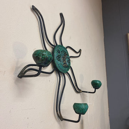 Sun & Moon Three Light Candle Sconce