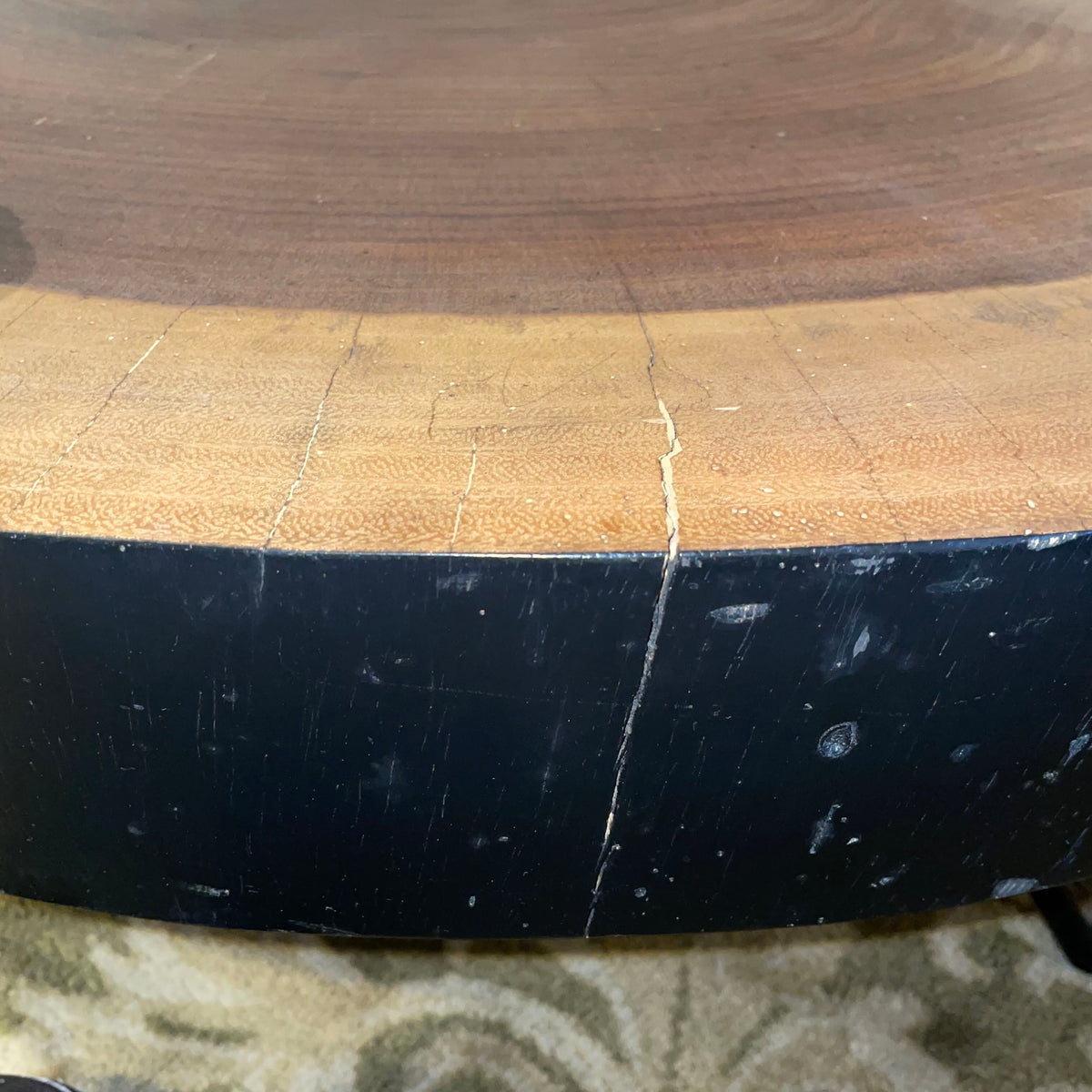 Tree Segment Style Pin Leg Cofee Table