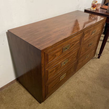 Henredon Campaign 6 Drawer Sideboard
