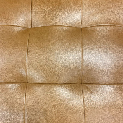 Malmo Chestnut Leather RAF Chaise Sectional