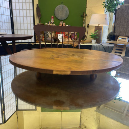 Wood Marquetry Creature Lazy Susan