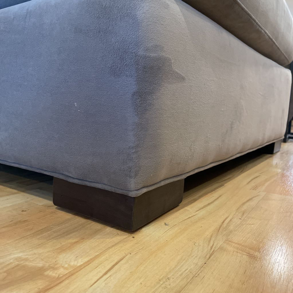 Crate & Barrel Axis Sectional Grey RAF