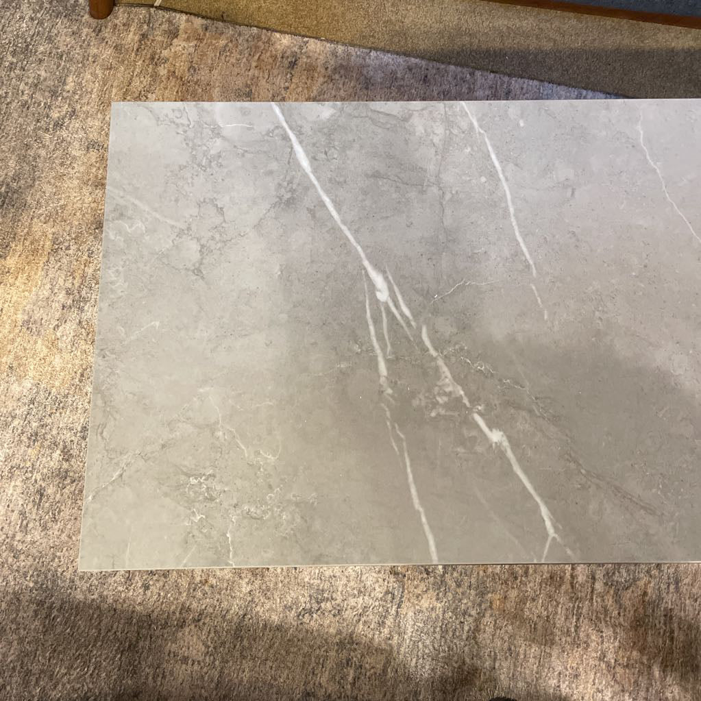Room & Board Parsons Grey Marble Contemporary Outdoor Coffee Table