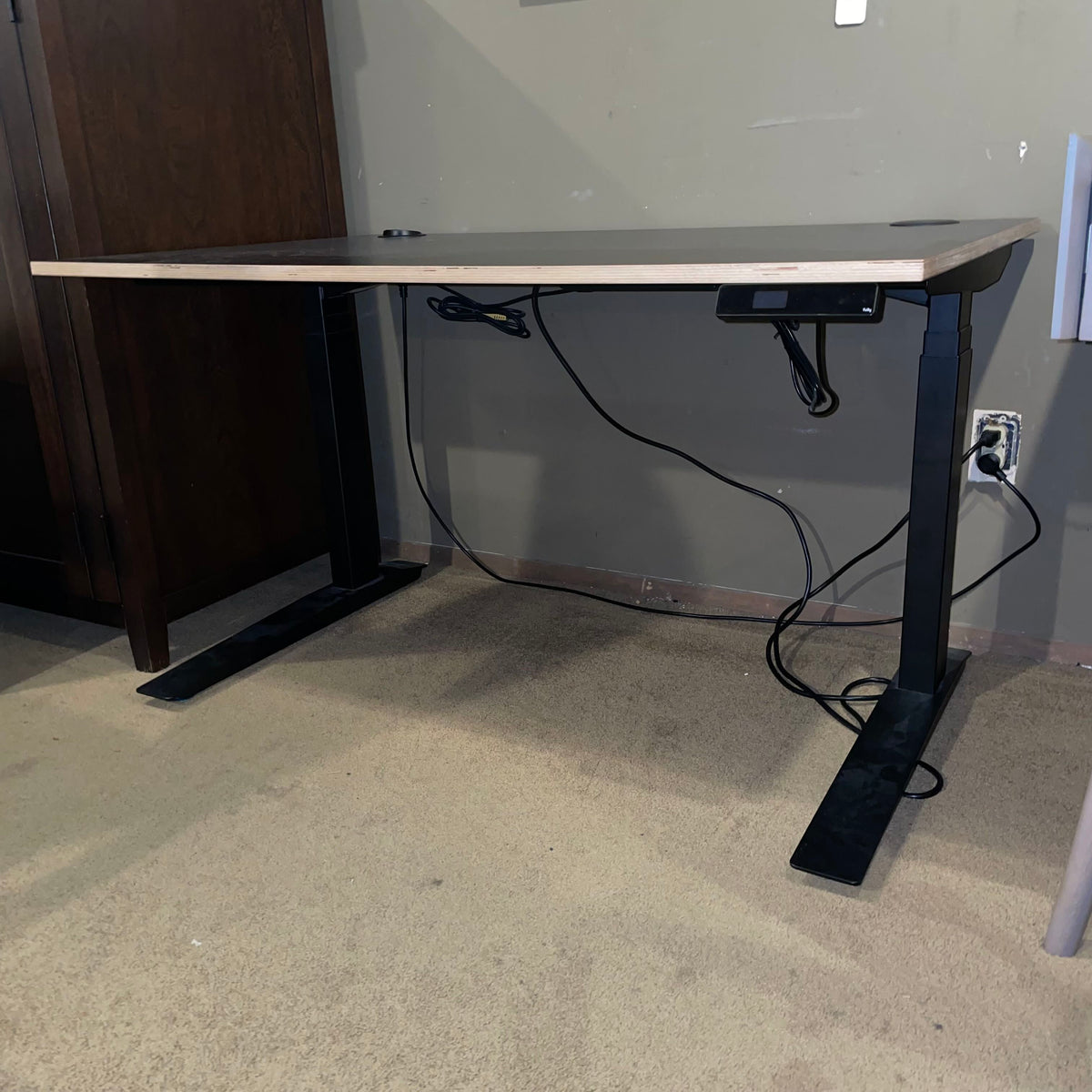 DWR Jarvis Black Adjustable Powered Desk
