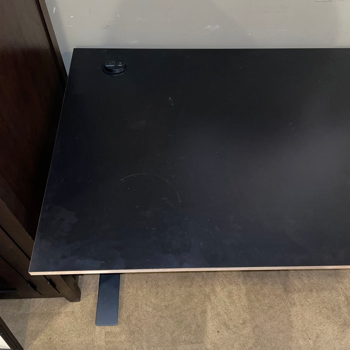 DWR Jarvis Black Adjustable Powered Desk