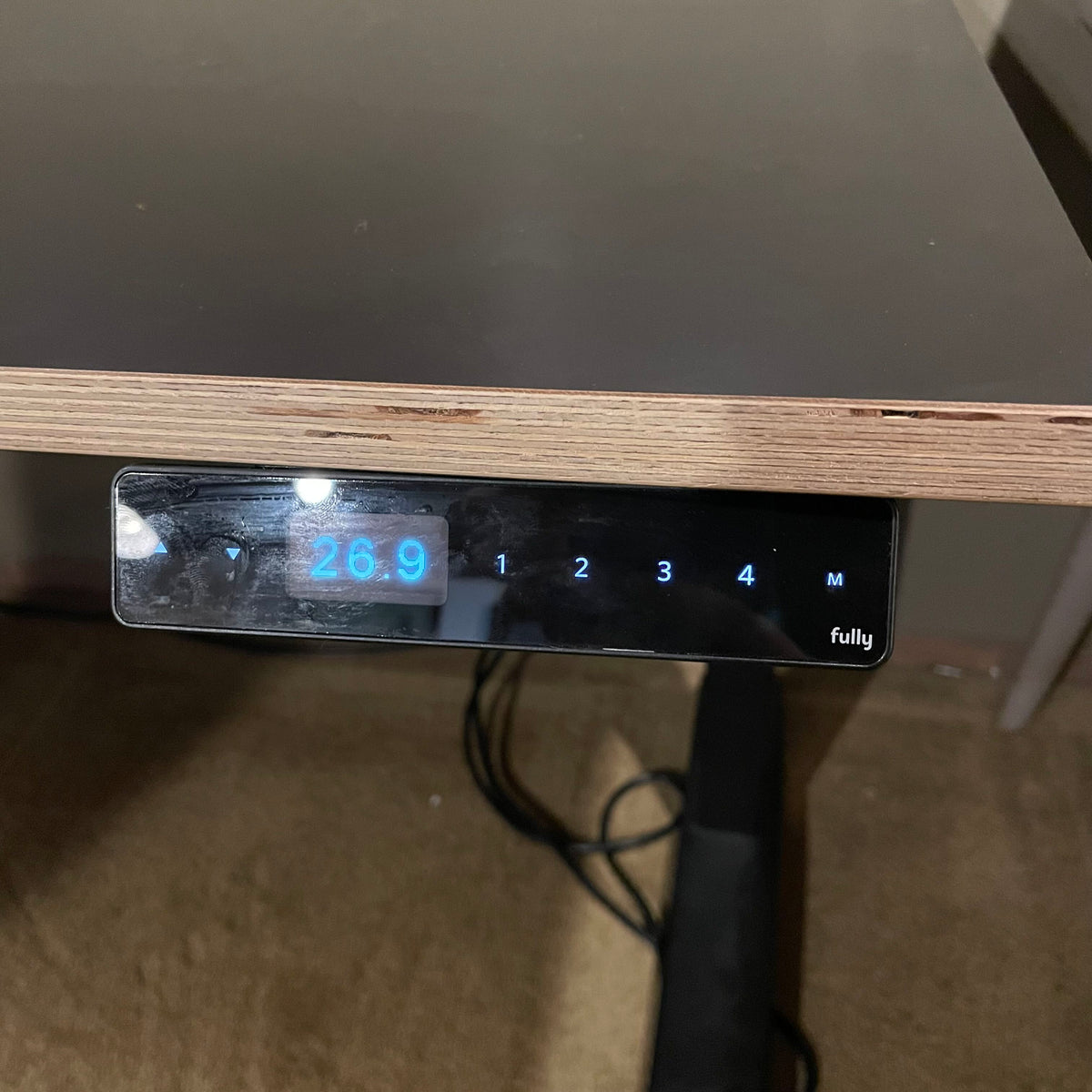 DWR Jarvis Black Adjustable Powered Desk