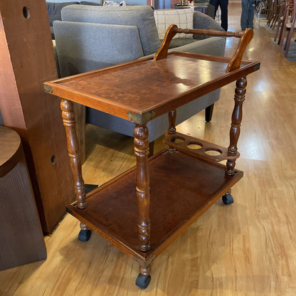 Vintage Wood Tea Cart C BAR CARTS