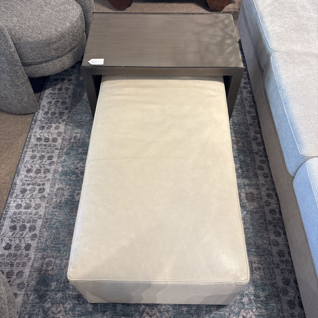 Lexington Sauna Cocktail Ottoman w/Slide Table U OTTOMANS