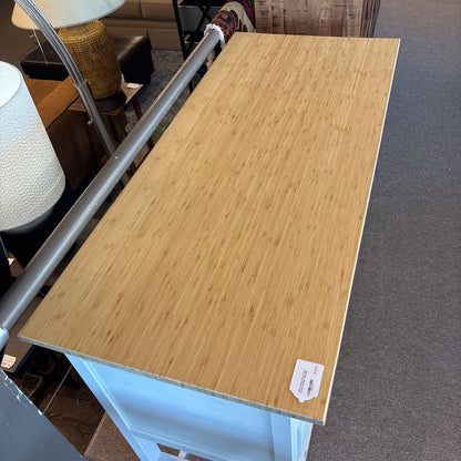 White Painted Wood Top 4 Drawer Console Table C CONSOLE TABLES