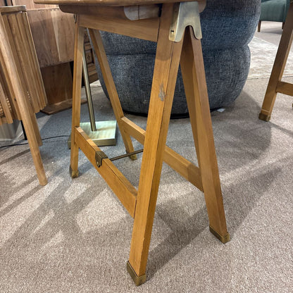 Lexington Campaign Style Desk w/Glass Top C DESKS