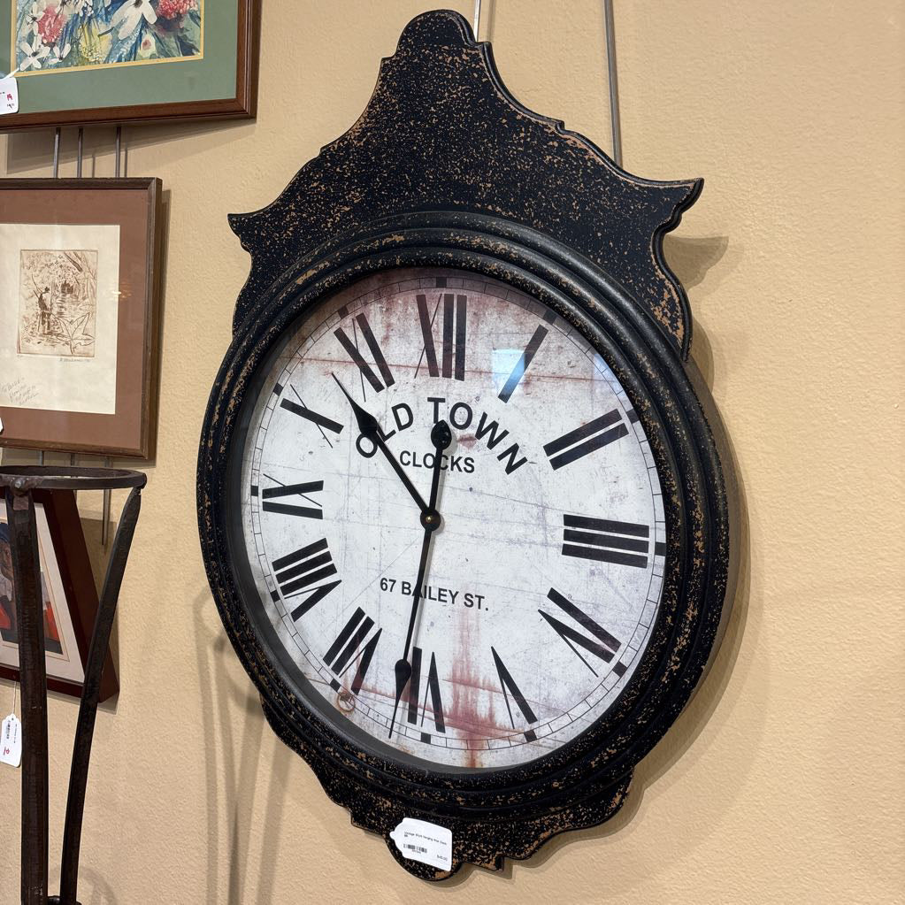 Vintage Style Hanging Wall Clock SMALLS