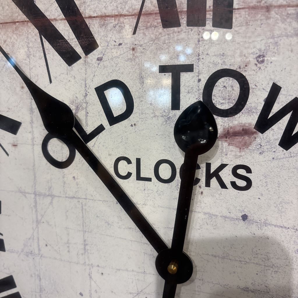 Vintage Style Hanging Wall Clock SMALLS