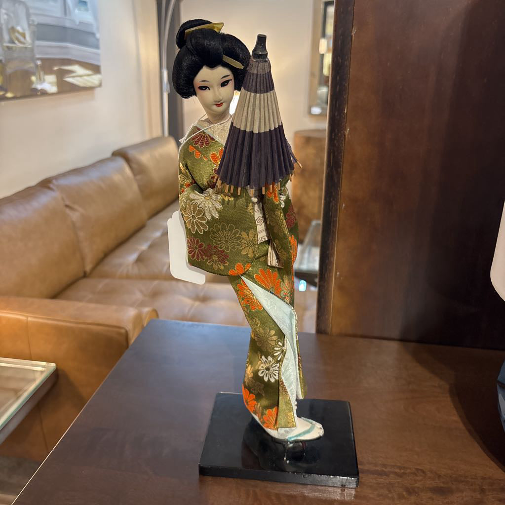 Vintage Nishi Doll w/Umbrella SMALLS