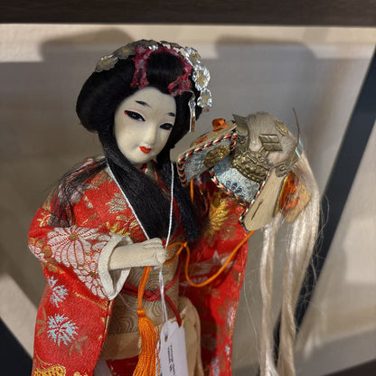 Vintage Nishi Doll w/Samurai Helmet SMALLS