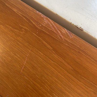 Teak Two Drawer File Cabinet (AS IS)