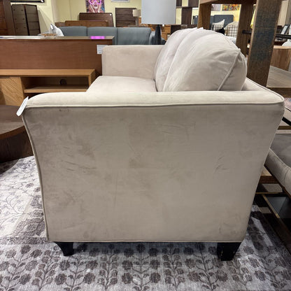Cream Microfiber Sofa