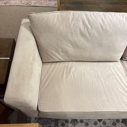 Cream Microfiber Sofa