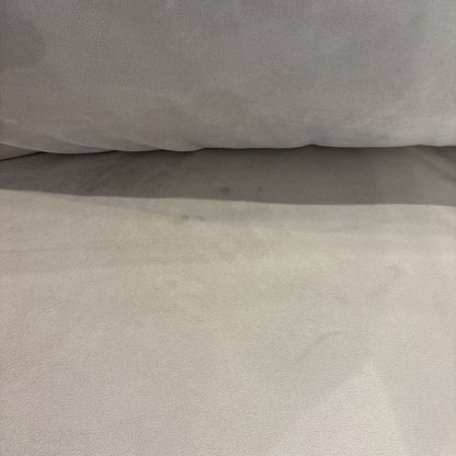 Cream Microfiber Loveseat