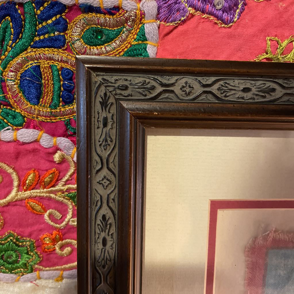 Saalfields Muslin Book Cover Framed