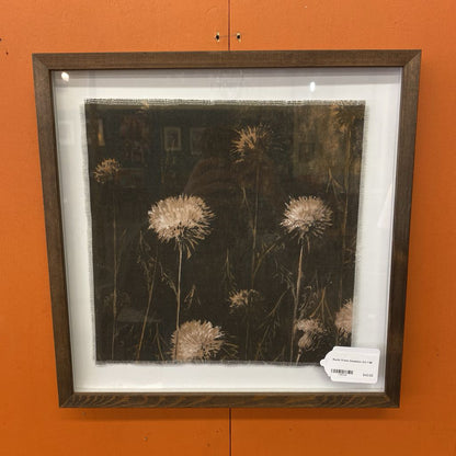 Rustic Frame Dandelion Art 1