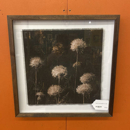 Rustic Frame Dandelion Art 2
