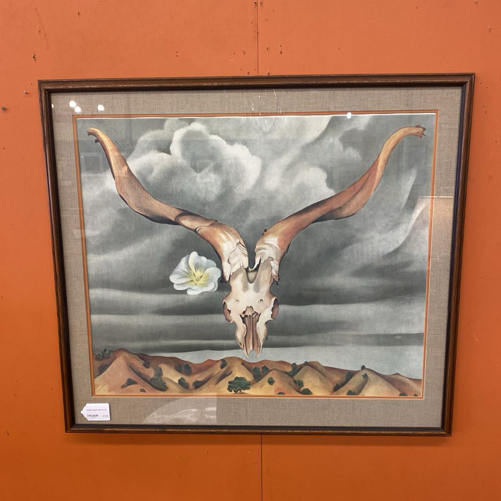 OKEEFE Longhorn Skull Print