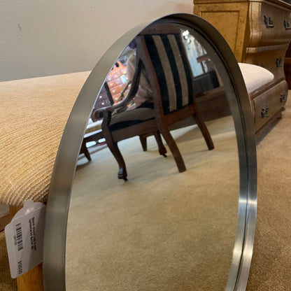 Silver Framed Round Mirrors