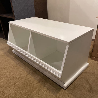 White Cubby Entry Cab/Bench
