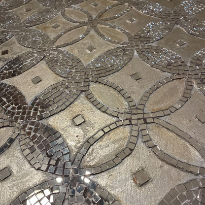Silver Mirrored Rectangular Panel ART