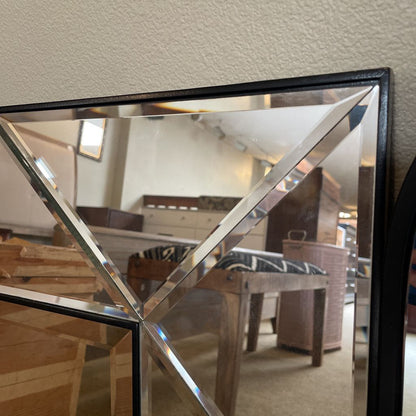 Beveled Square Geometric Mirror