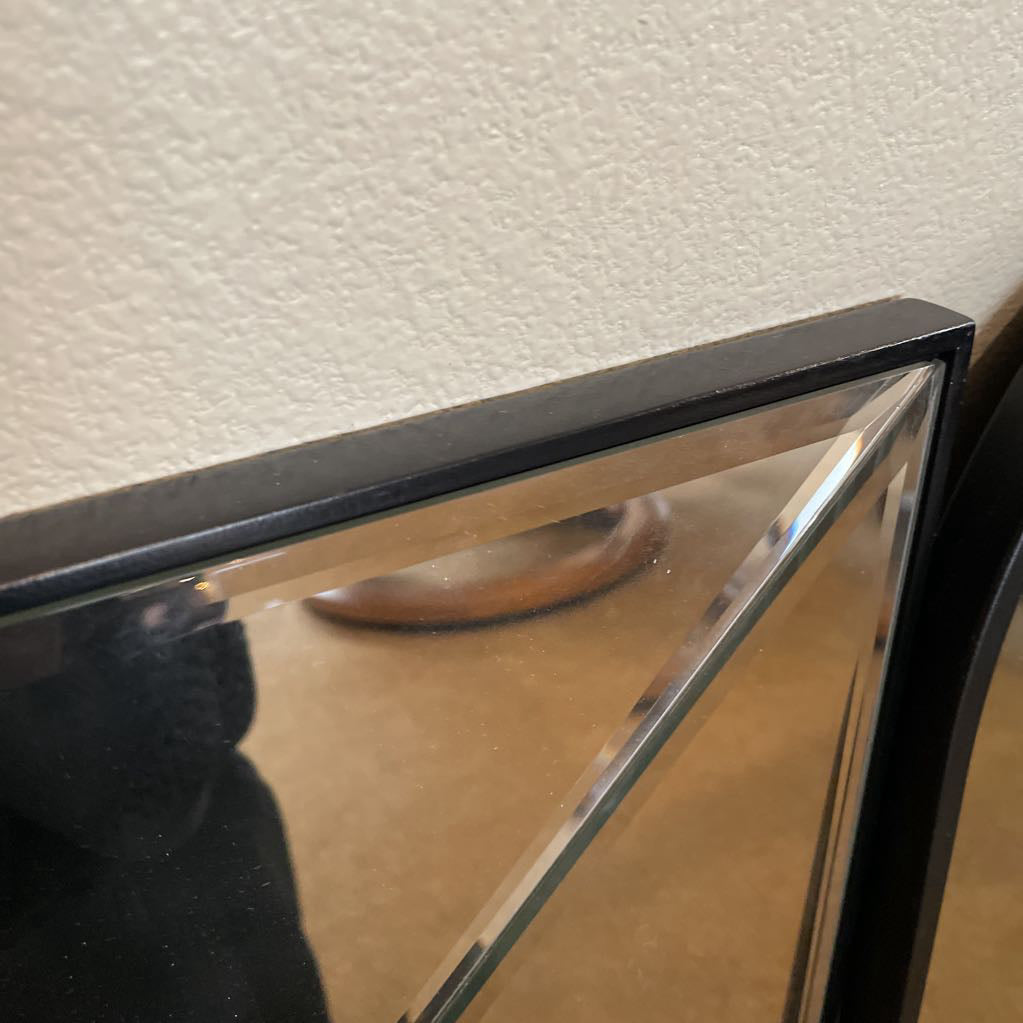 Beveled Square Geometric Mirror