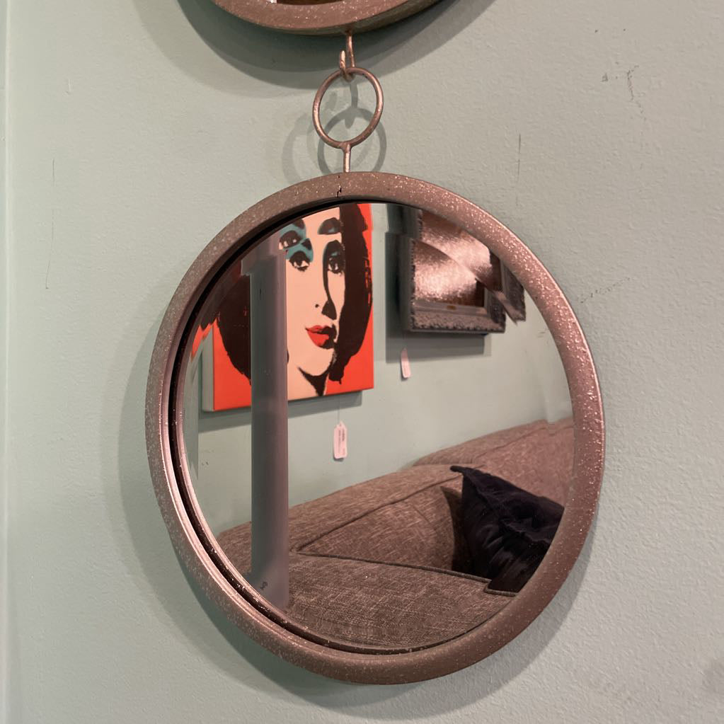 Stagered Round Mirrors
