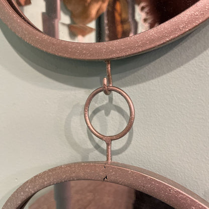 Stagered Round Mirrors