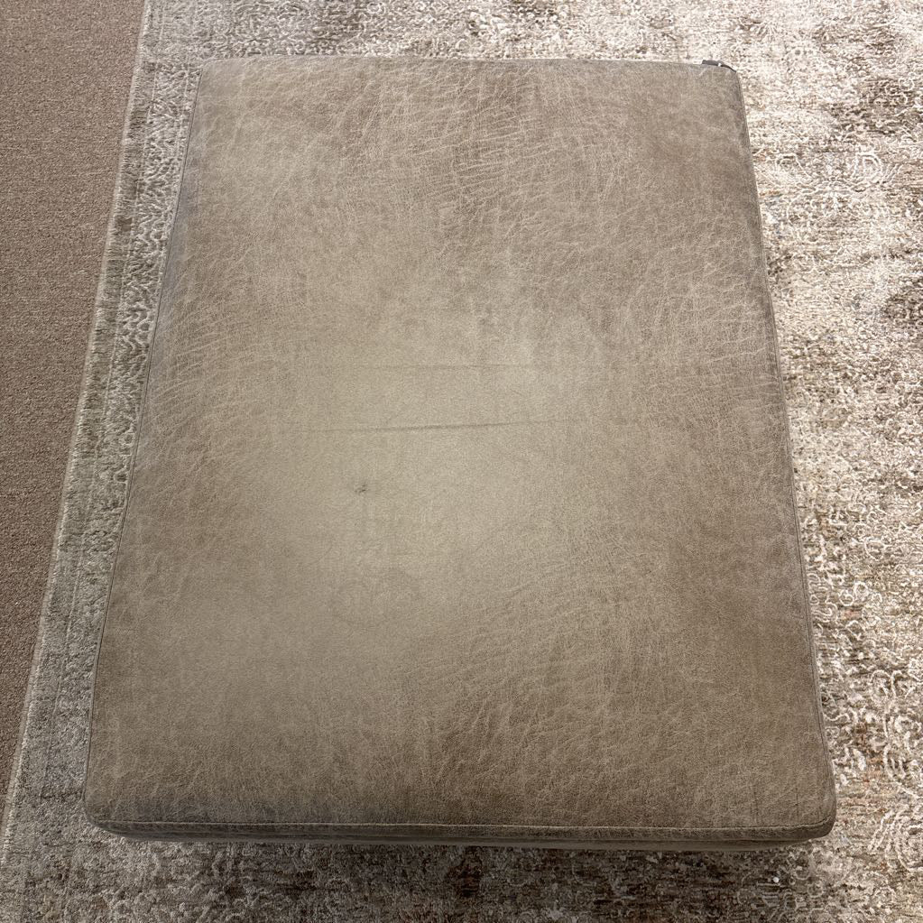Light Brown Storage Ottoman