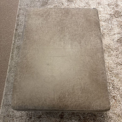 Light Brown Storage Ottoman