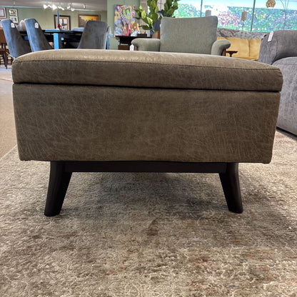 Light Brown Storage Ottoman