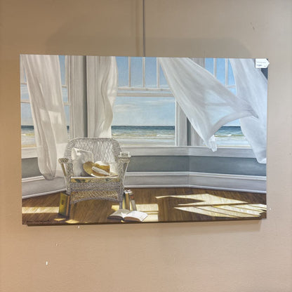 Beachside Window Canvas