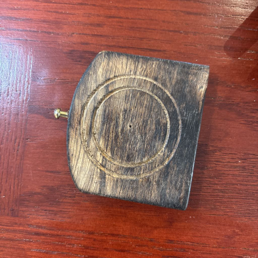Vintage Wooden Wagon w/ Coaster Set SMALLS