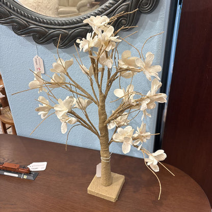 Faux White Flowers