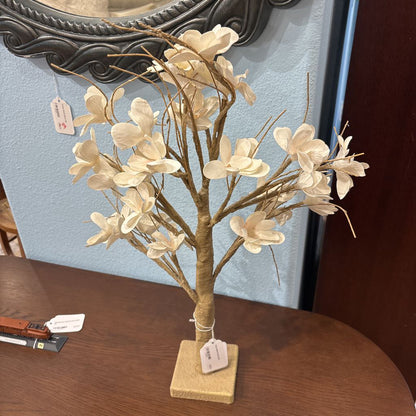 Faux White Flowers